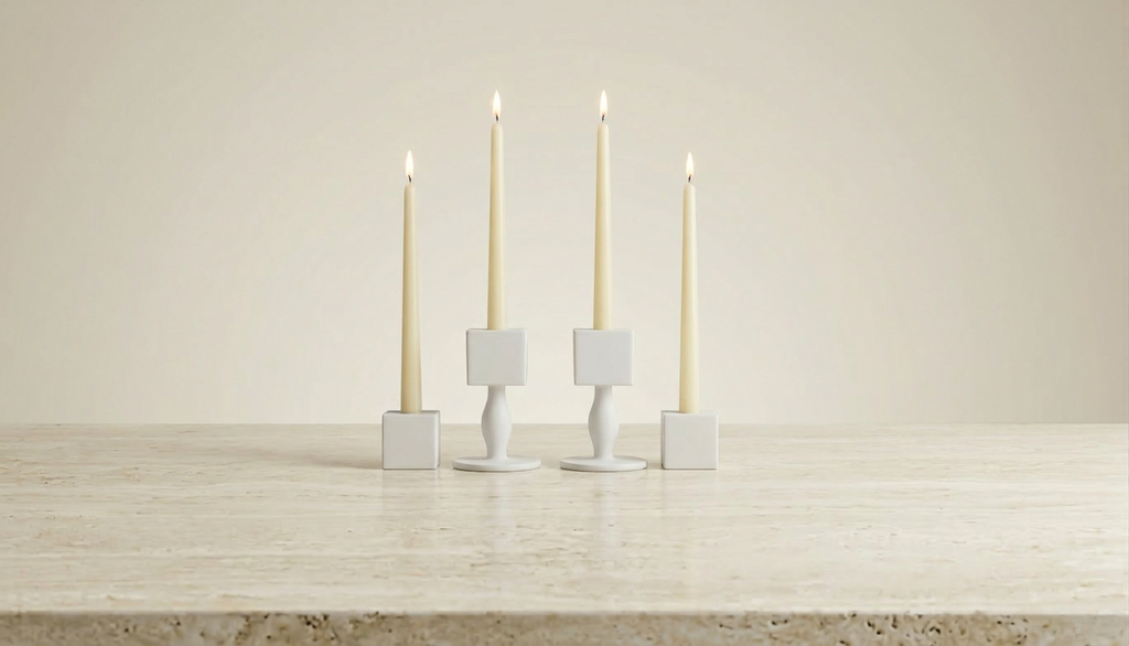 Flamella Forma – 4-Piece Candle Holder Set