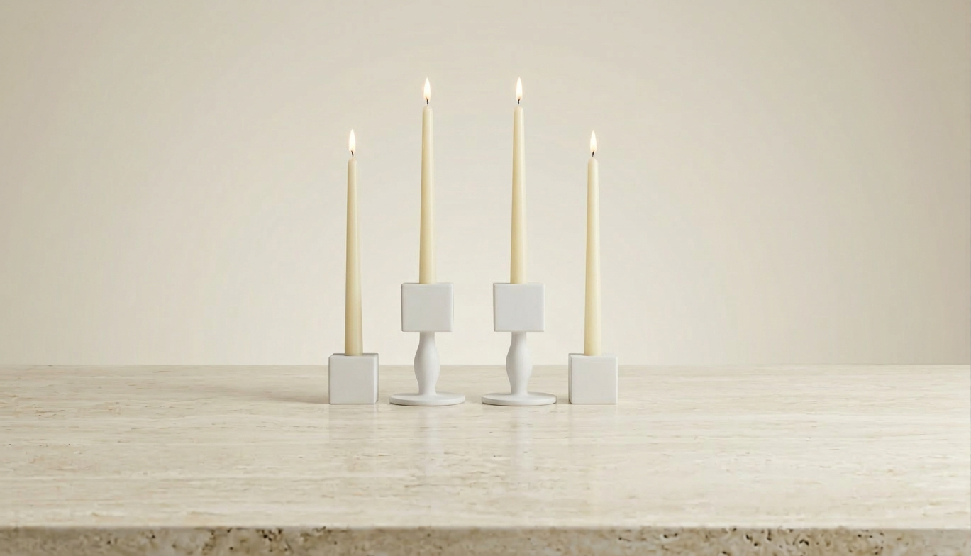 Flamella Forma – 4-Piece Candle Holder Set