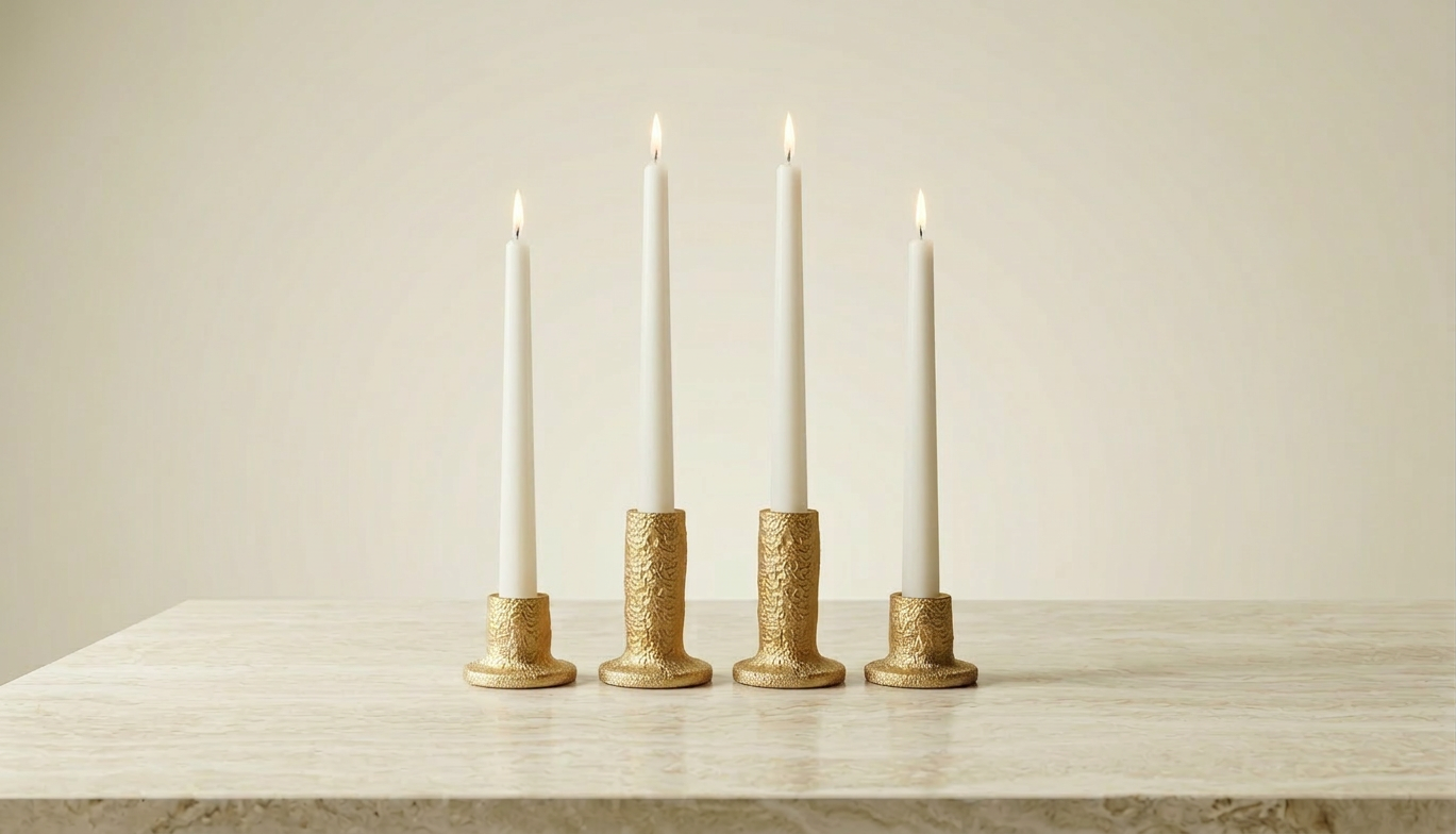 Flamella Rameo - 4-Piece Candle Holder Set