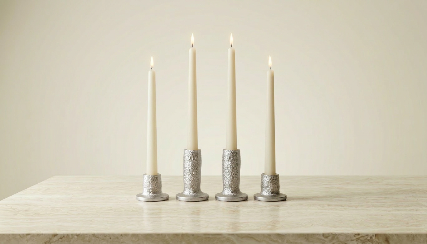 Flamella Rameo - 4-Piece Candle Holder Set